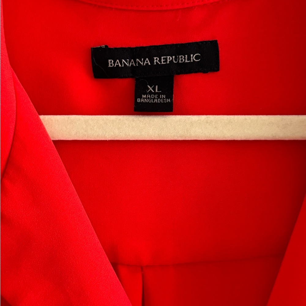 Red Buttoned Blouse - image 4